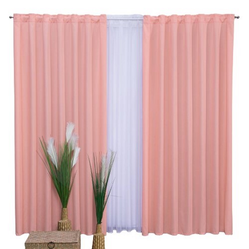Cortina Decorativa Neo Palo De Rosa Estándar Colchas Concord