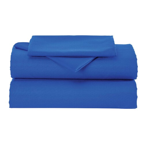 Juego sábanas Esencial Azul Rey Individual Colchas Concord