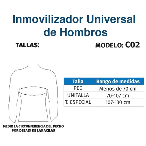 Inmovilizador Universal De Hombro Pediátrico C02 Tynor