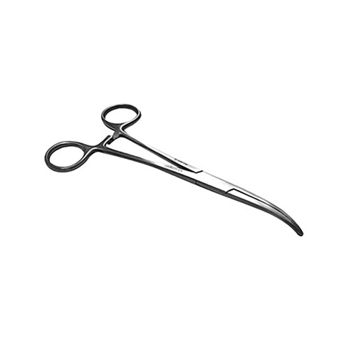 Pinza Kelly Rankin Curva De 16 Cm Inoxidable Hergom Premium