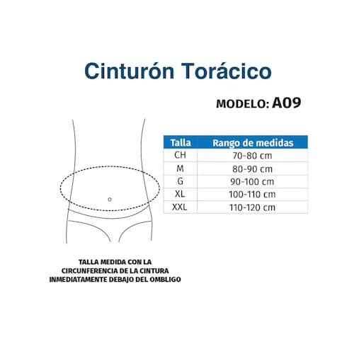 Faja Para Costillas Cinturón Torácico Lumbar Tynor A09
