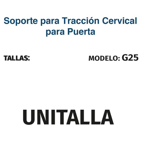 Kit Soporte Tracción Cervical Puerta Ortopedia G25 Tynor