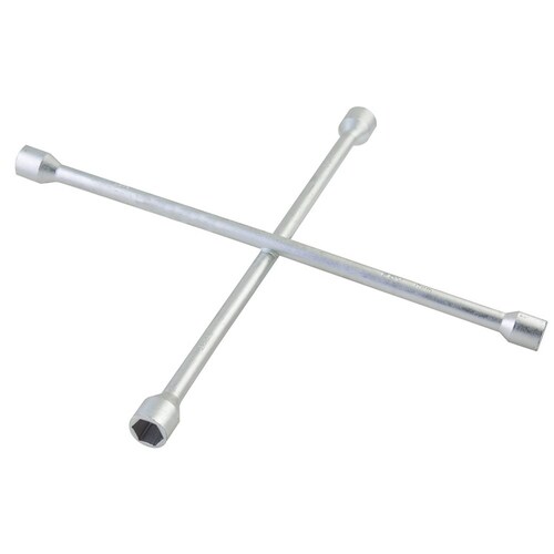 Llave Cruz Hexagonal 35.5 cm P/Llantas Acero Inoxidable Foy