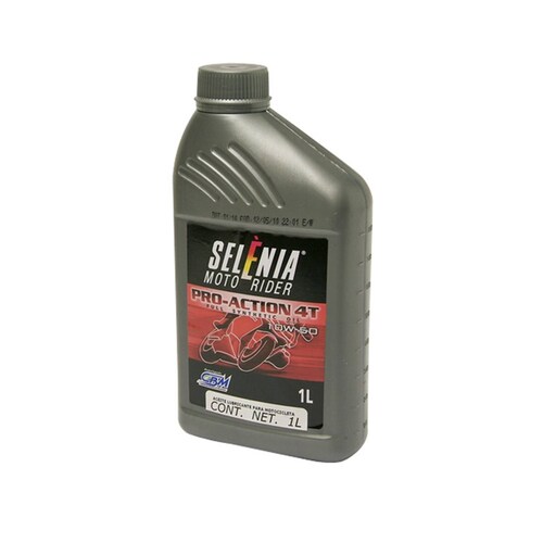 Aceite Pro-Action P/ Motor 4 Tiempos Motocicleta 1L Selenia