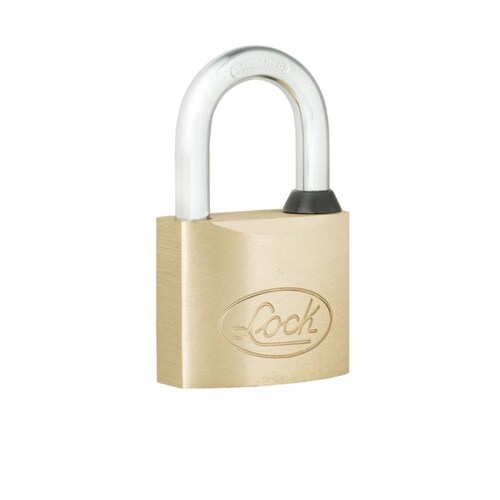 Candado P/ Cortina Latón Llave Bancaria 60 Dorado Lock