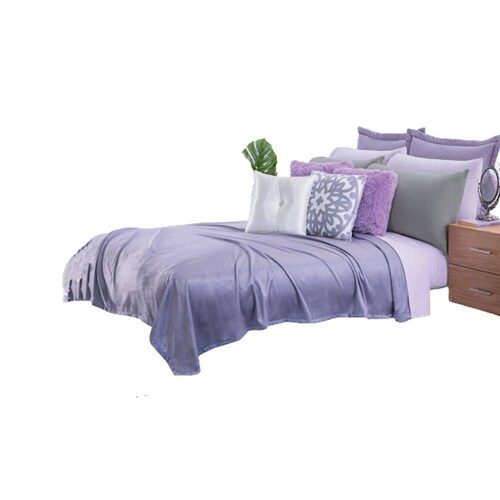 Cobertor Ligero Ultrasuave Lavanda Mat/Ind Concord