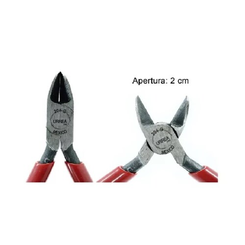 Pinza Corte Diagonal 16" Rojo Acero Inoxidable Urrea