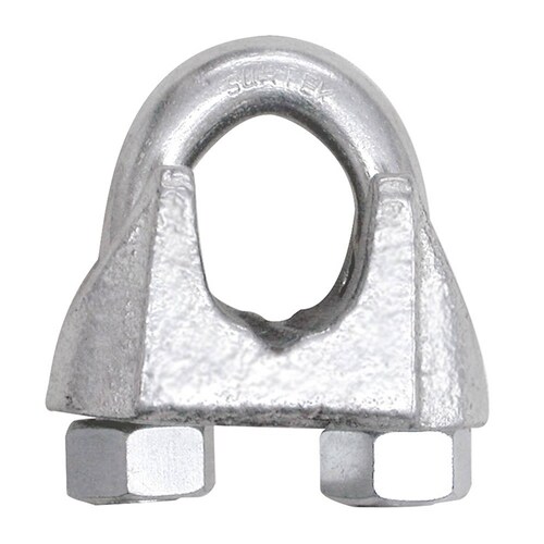 Perro Hierro Maleable 3/8" Acero Inoxidable Plateado Surtek