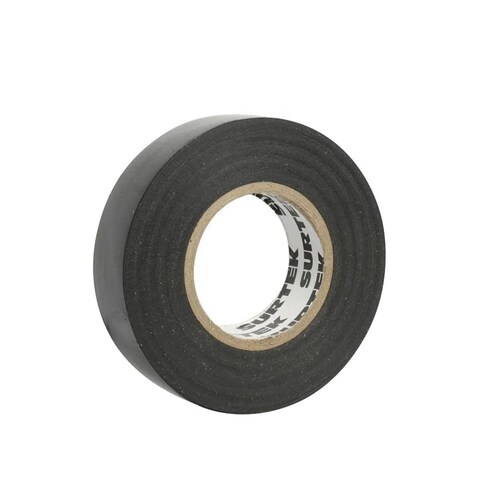 Cinta Aislar Adhesivo Acrílico 18m C/PVC Negro Surtek