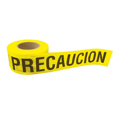 Cinta Barricada Precaución 304mt C/Poli propeno Surtek