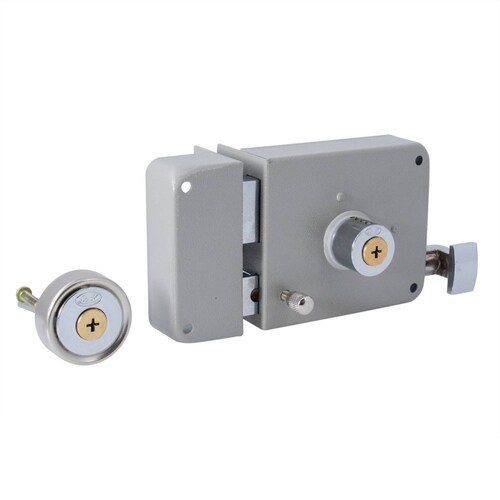 Cerradura Derecha Clásica Sobreponer Tetra Acero Lock