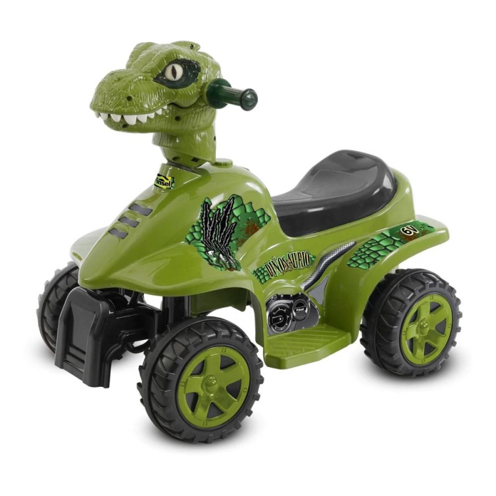 Moto Electrica Mini Quad Juguete Infantil Dinosaurio Prinsel