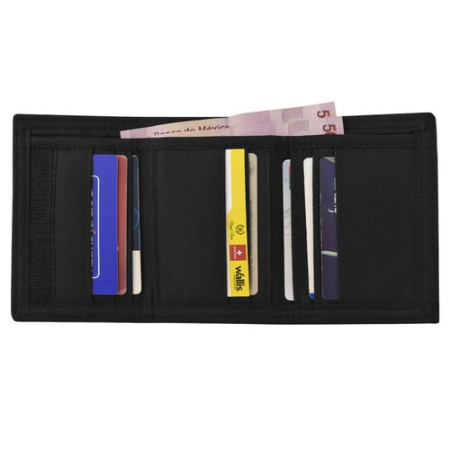 Cartera 3 Dobleces Abierta 24.5x12.5cm Poliester Wallis