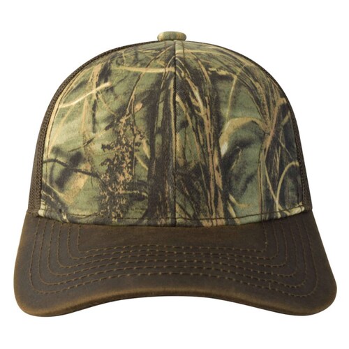 Gorra Malla y Ajustador Camuflaje C/café Sin Logo Wallis