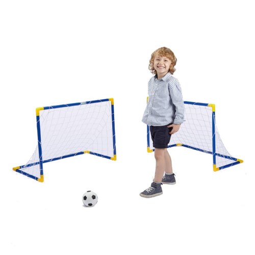 Portería Juguete Azul Super Futbol II C/ Pelota MyToy