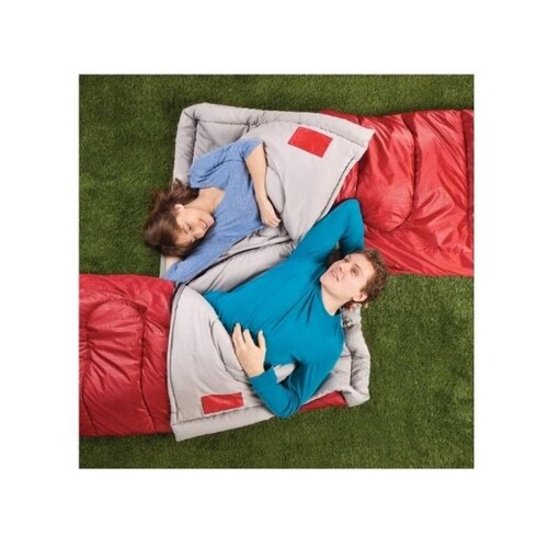 Saco Dormir Ligero Rojo Poliester C/Cremallera Coleman