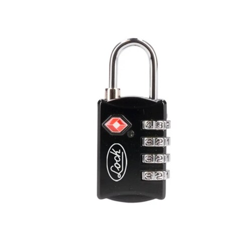 Candado Negro Combinación Numérica Programable TSA 30mm Lock