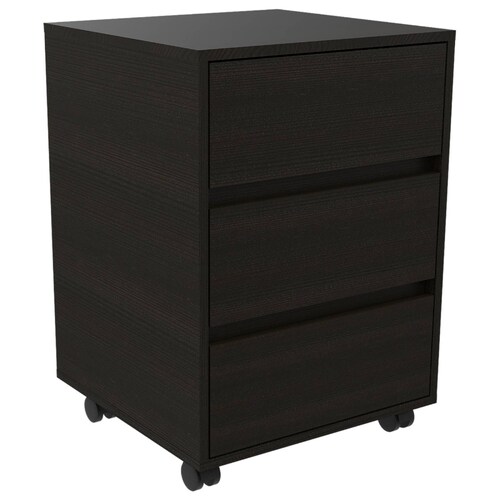 Cajonera Archivador Office Wengue Madera MDP Excelsior