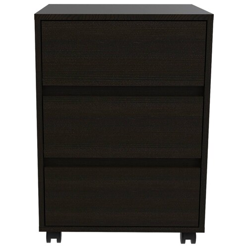 Cajonera Archivador Office Wengue Madera MDP Excelsior