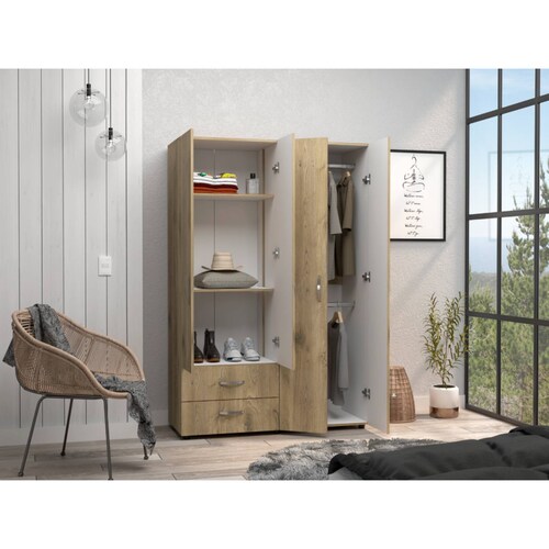 Closet Armable Ankora Basic Macadamia Armario Excelsior