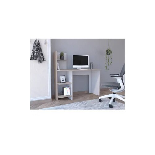Escritorio Oficina/Estudio Con 4 Entrepaños Vilna Ceniza Excelsior
