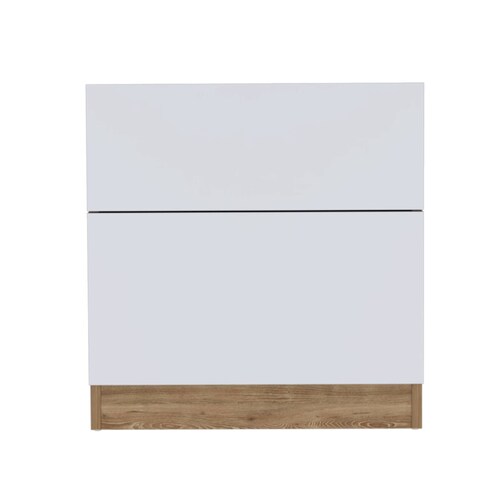 Mesa Noche Nebraska Miel/Blanco Madera Aglomerada Excelsior