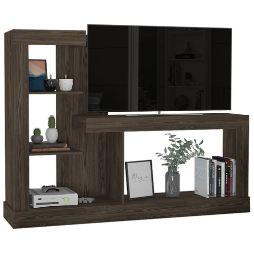 Mueble Mesa Minotti P/ Tv 55pulg Coñac Madera Excelsior