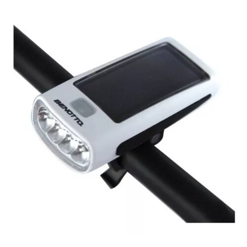 Lámpara Led Delantera Bicicleta Recargable Solar Benotto