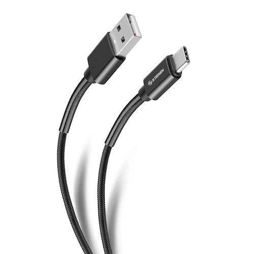Cable USB A a USB C reforzado, de 1.2 m