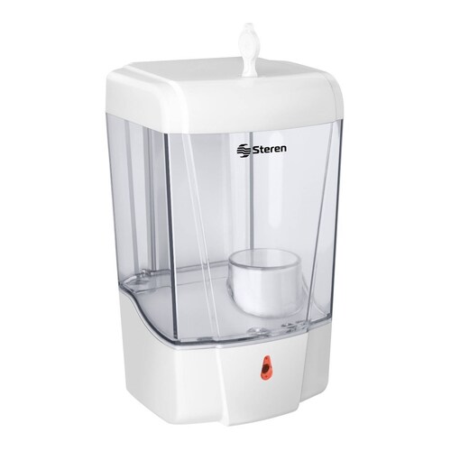 Dispensador de gel antibacterial o jabón líquido, automático de 600 ml