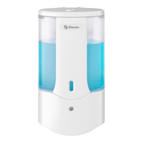 Dispensador de gel antibacterial o jabón líquido, automático, de 400 ml 