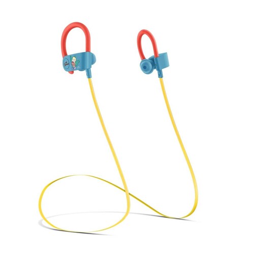Audífonos Bluetooth Sport Free con cable plano The Simpsons-Krusty 