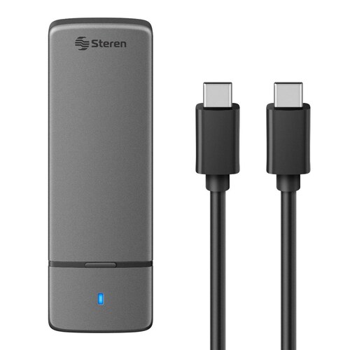 Adaptador (case) USB C para SSD M.2 SATA o NVME 
