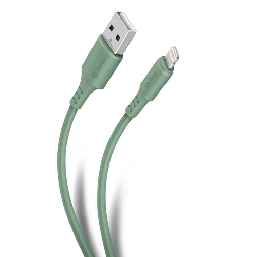 Cable USB a Lightning de 1 m color verde 