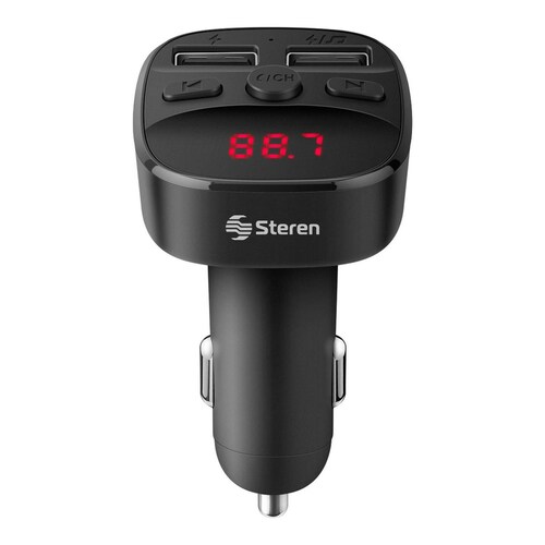 Transmisor FM Bluetooth* con cargador USB y reproductor MP3 