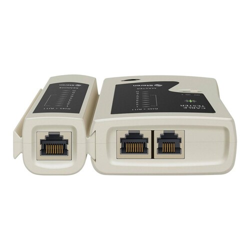 Probador de cables de red UTP, FTP, STP y telefónicos 