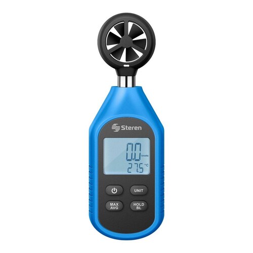 Medidor digital de velocidad de aire (anemómetro) 