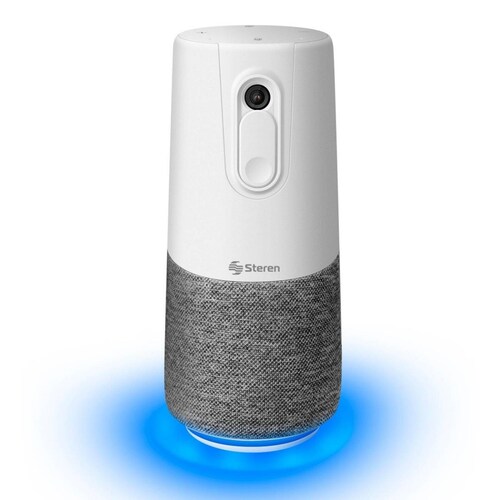 Webcam USB Full HD con micrófonos omnidireccionales y altavoz, para conferencias 