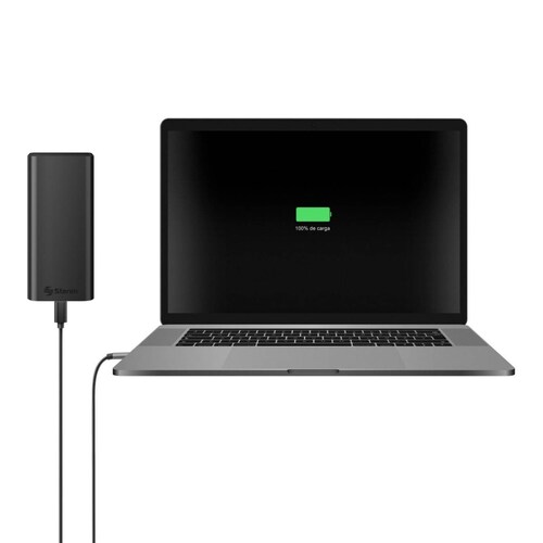 Power Bank de 18,000 mAh PD 65 W / QC 20 W con 1 salida USB C y 2 salidas USB 