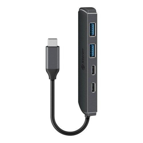 HUB USB C a 2 puertos USB 3.0 / 2 puertos USB C 