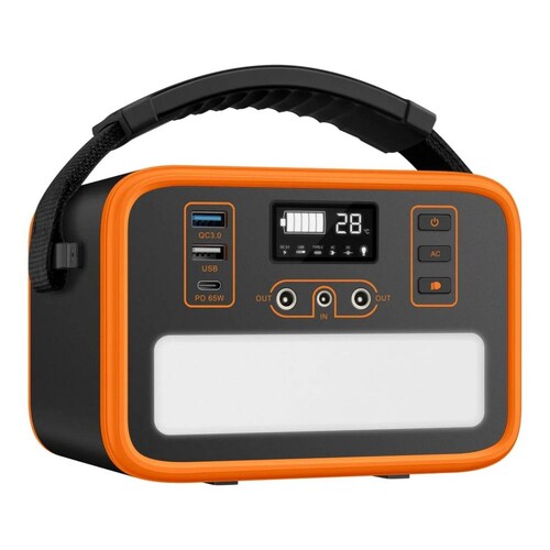 Estación de energía portátil de 48,000 mAh con inversor de corriente de 150 W (110 Vca) 