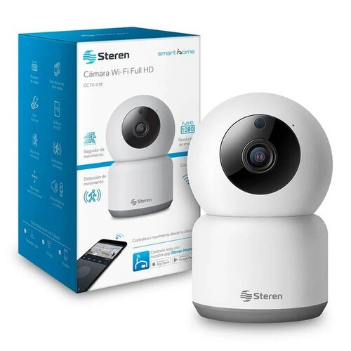 2 Cámaras de seguridad Wi-Fi* 2 Mpx robotizadas con seguidor de movimiento 