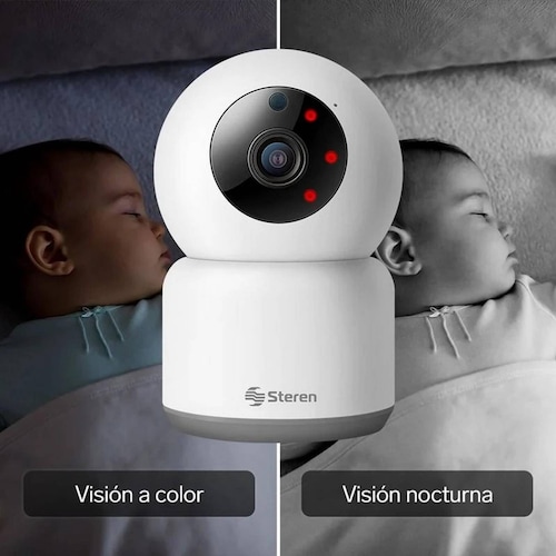 2 Cámaras de seguridad Wi-Fi* 2 Mpx robotizadas con seguidor de movimiento 