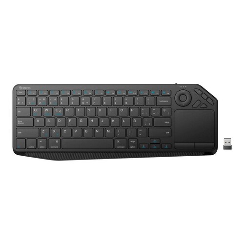Mini teclado Bluetooth* / RF con touchpad, multiequipo con batería recargable 