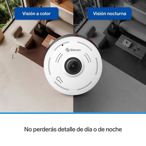 2 Cámaras de seguridad Wi-Fi* 3 Mpx 360 