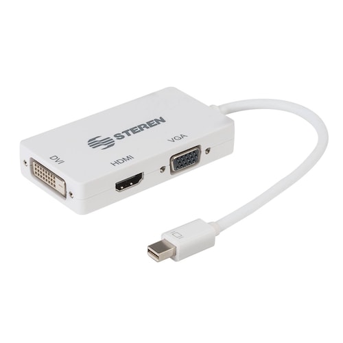 Adaptador Mini DisplayPort / Thunderbolt a VGA/HDMI/DVI