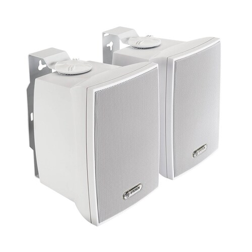 Juego de 2 bocinas de 300 Watts PMPO c/u, para intemperie, 2 vías
