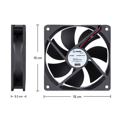 Ventilador Plástico De 6, 12 Vcc | Vn6a-012p 
