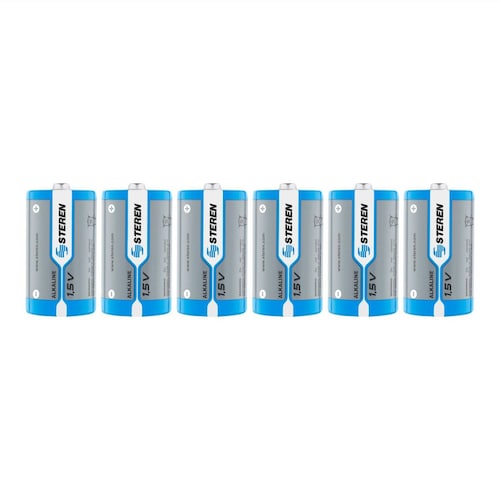 Paquete De 6 Pilas Alcalinas d | Bat-d6 