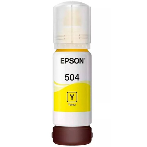 Botella Tinta EPSON T504 L4150 L4160 L6161 L6171 L6191 Amarillo 70ml T504420-AL 
